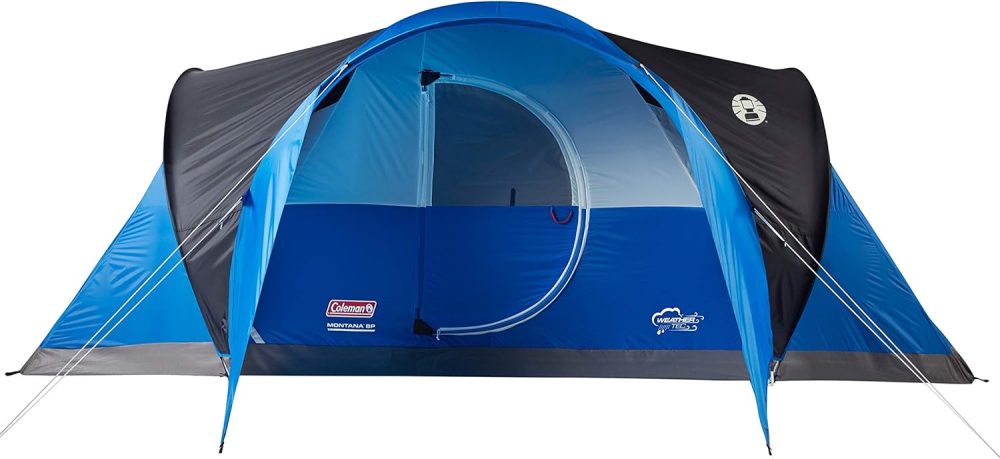 Coleman Montana Camping Tent, 6/8 Person Family Tent with Included Rainfly, Carry Bag, and Spacious Interior, Fits Multiple Queen Airbeds and Sets Up in 15 Minutes - Image 2