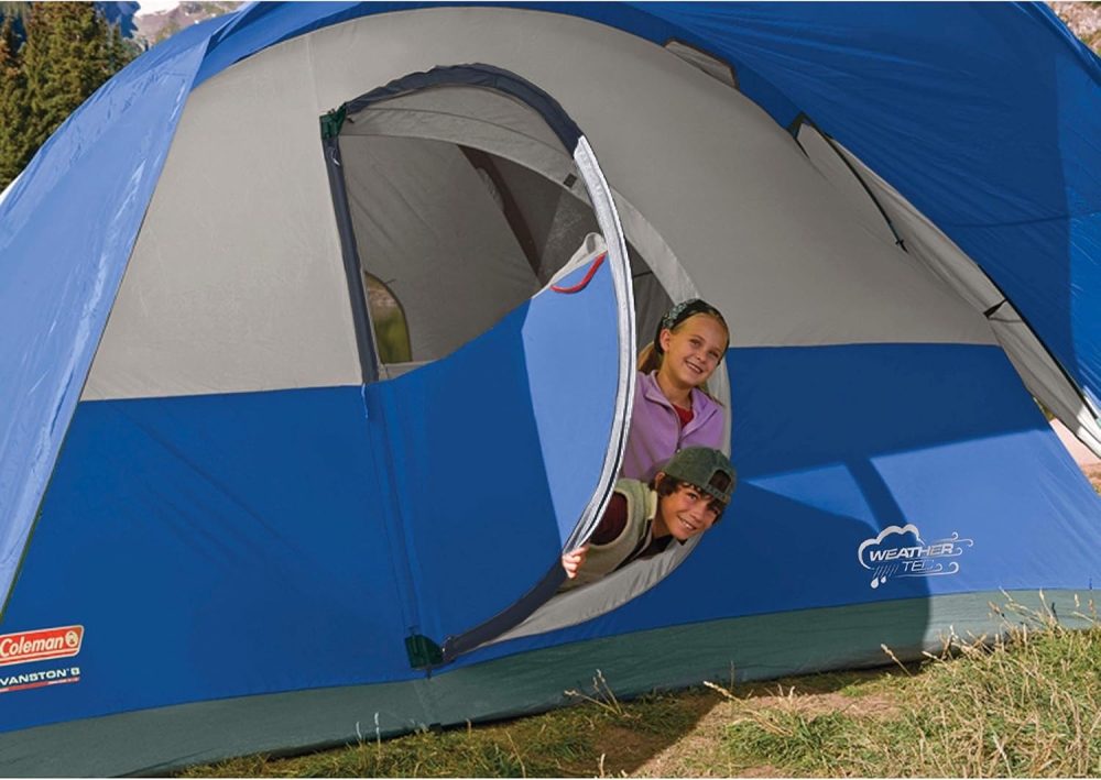 Coleman Montana Camping Tent, 6/8 Person Family Tent with Included Rainfly, Carry Bag, and Spacious Interior, Fits Multiple Queen Airbeds and Sets Up in 15 Minutes - Image 11